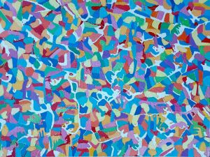 Abstraction, 2021., oil on canvas, 60x80 cm